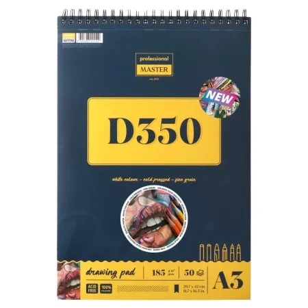 Professional master d drawing blok za crtanje sa spiralom - odaberite format d330 - 185g - 50 lista a3 ( 617116 )