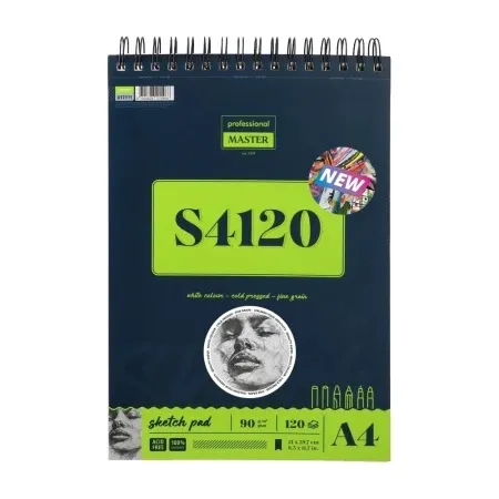 Professional master s sketch blok za skiciranje sa spiralom - odaberite format s4120 - 90g - 120 lista a4 ( 617111 )