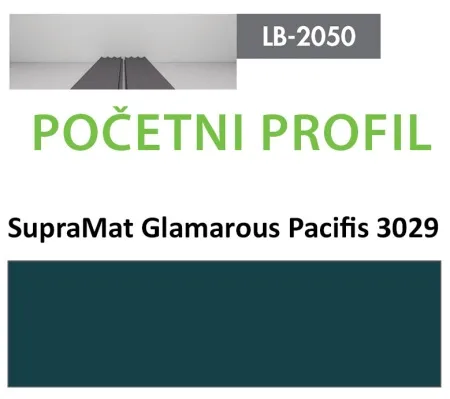 Profil Zidni MDF Početni LB-2050-A SupraMat Sahara Cream (3019) 2800x139x18mm ( 026-085 )