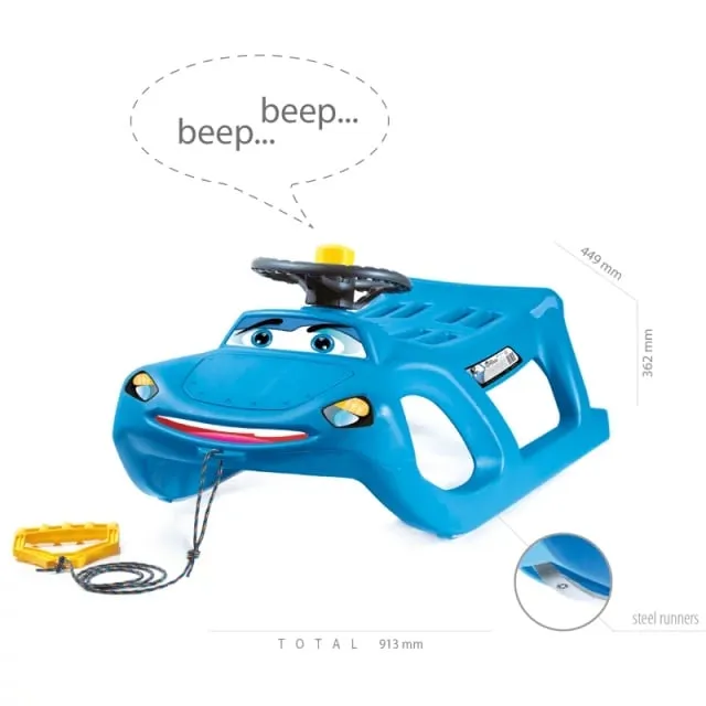 Prosperplast Cars sa volanom - Sanke Zigi-Zet Stering - Plave ( ISZGS-3005U )