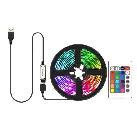 Prosto set RGB LED traka 2m ( LTK5050/30RGB-RC/2 )