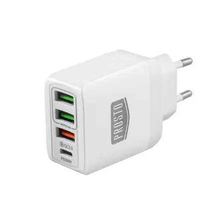 Prosto univerzalni brzi USB punjač 3A + 2 x USB, USB-C PD ( USBP388 )