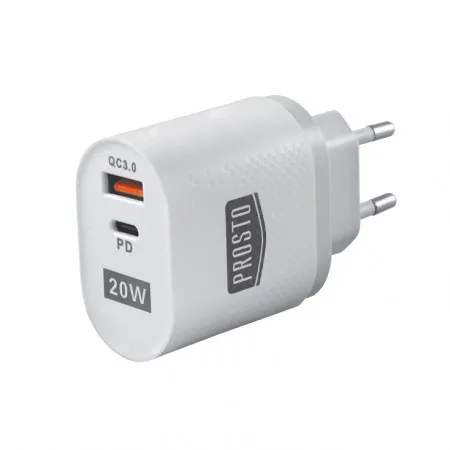 Prosto univerzalni brzi USB punjač 3A + USB-C PD ( USBP384 )