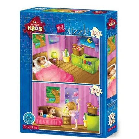 Puzzle 2/1 (100+100) art 4518 ( 49628 )