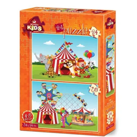 Puzzle 2/1 (24+35) art 4491 ( 49599 )