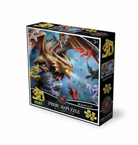 Puzzle 3d 200 pcs dragon clan 46x31cm 10940 ( 114/10940 )