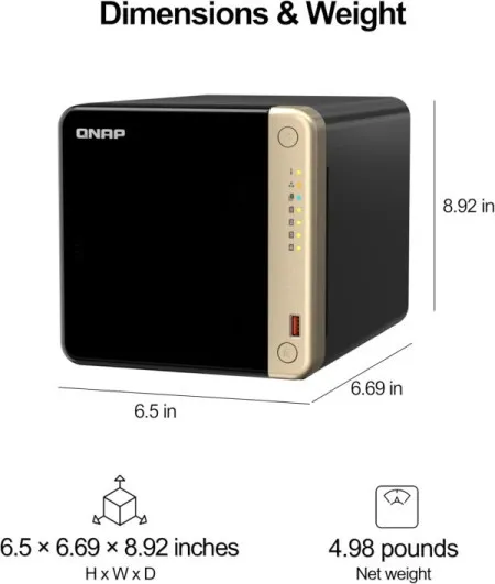 Qnap ts-464-8g 4-bay storage nas