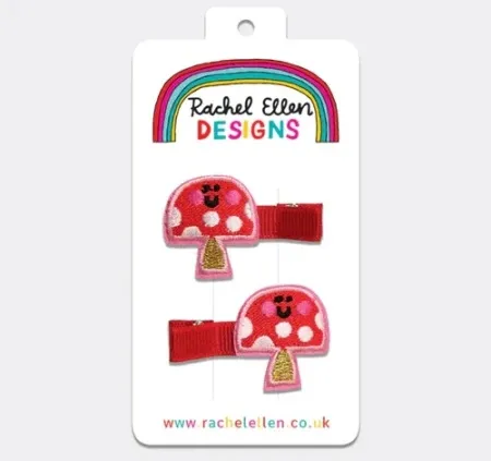 Rachel Ellen Šnalice za kosu - Toadstools ( EMCLIP04 )