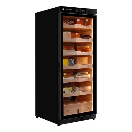 Raching 6970773200072 humidor, spanska kedrovina, 1300 kom, crni ( rc330a )