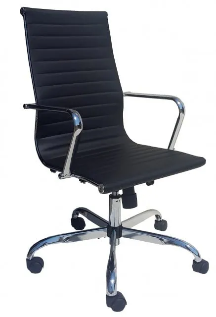 Radna stolica - PRESTON (eko koža crna)