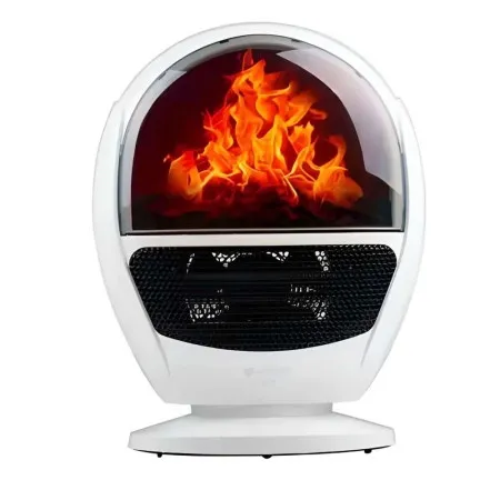Raf r.1600 mini keramička grejlica sa efektom kamina bela 1500w