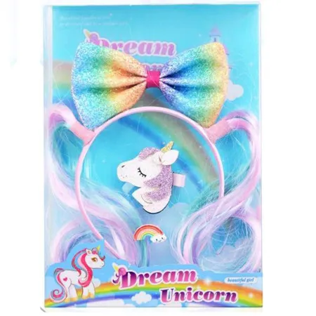 Rajf za kosu Unicorn mašna ( 34075 )