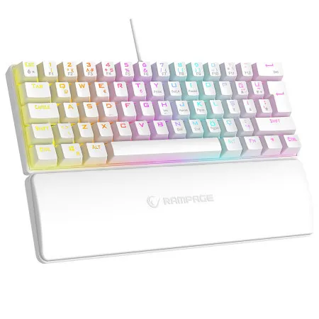Rampage tastatura plower k60 w plavi prekidac 7254 ( 18561 )