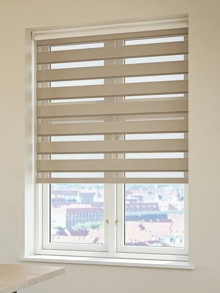 Roletna Duo 70x180 sivk-braon