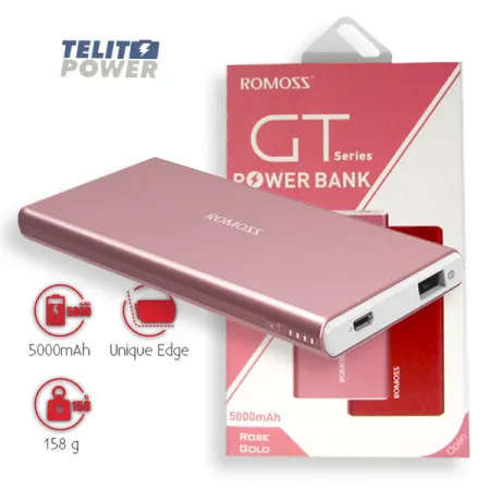 Romoss GT3 (rose gold) 5000mAh powerbank ( 2017 )