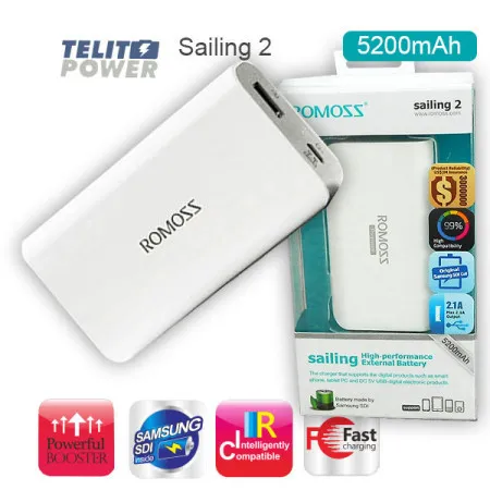 Romoss powerbank powerbank sailing 2 5200mAh ( 1349 )