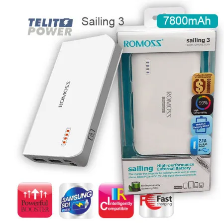 Romoss powerbank sailing 3 7800mAh ( 1350 )