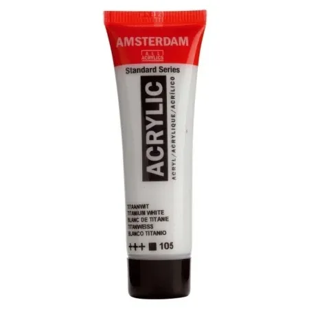 Royal Talens amsterdam akrilna boja 20ml - odaberite nijansu titanium white ( 681001 )