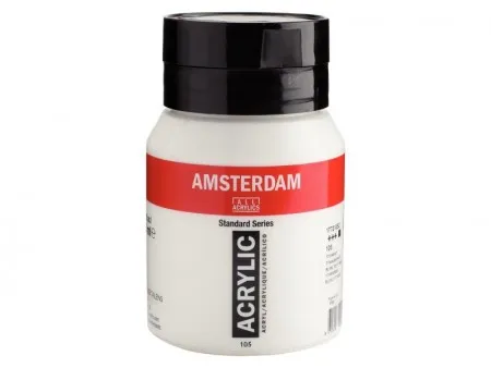 Royal talens Royal talens amsterdam, akrilna boja, titanium white, 105, 500ml ( 682105 )