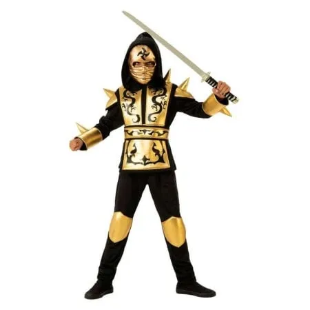 Rubies kostim gold ninja 6-7 god ( RU641143S )