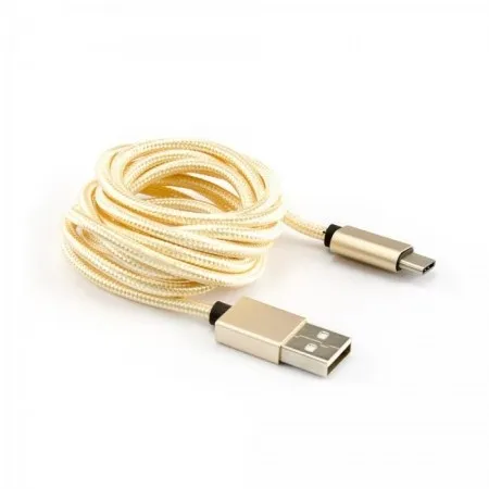 S BOX Kabl USB A - Type C Fruity 1 5m Gold