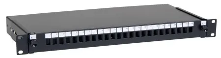 Safewell Patch panel 24 Simplex SC sa kasetom, bez modula, crni ( 6609 )