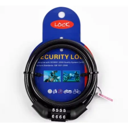 Sajla za zaključavanje bickla na sifru 1.2cm x120cm,black ( B10101 )