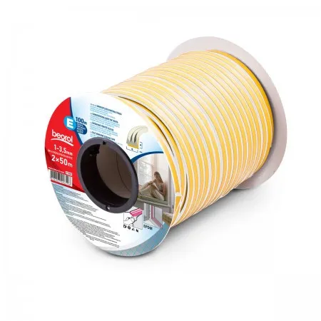 Samolepljiva dihtung traka 2x50m, E-profil, bela Beorol ( DTEBE )