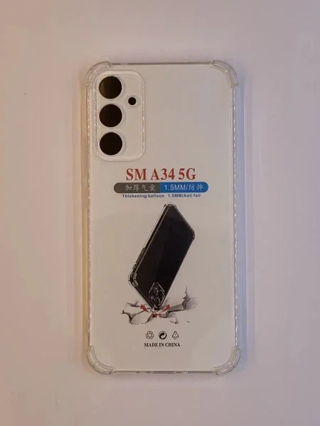 Samsung A34 transparent maska sa ojačanim ivicama ( 96158 )