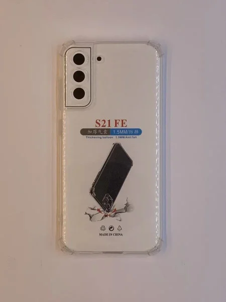 Samsung S21 FE transparent maska sa ojačanim ivicama ( 96162 )