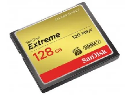 SanDisk CF 128GB Extreme 120MB/s 85MB/s UDMA7.