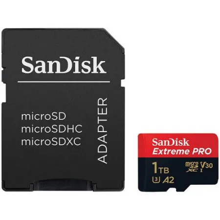 SanDisk SDXC 1TB Micro Extreme Pro 200MB/s A2 C10 V30 UHS-I US+Ad