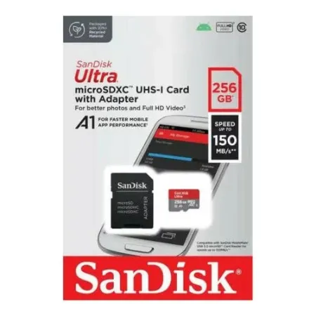 SanDisk SDXC 256GB Ultra 150MB/s Class 10 UHS-I