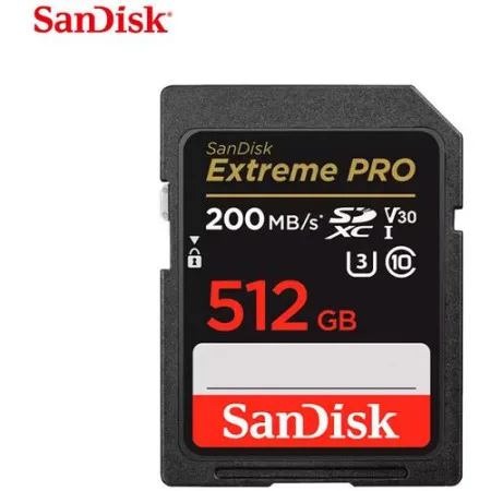 SanDisk SDXC 512GB Extreme Pro 200MB/s V30 UHS-I Class10 U3 V30