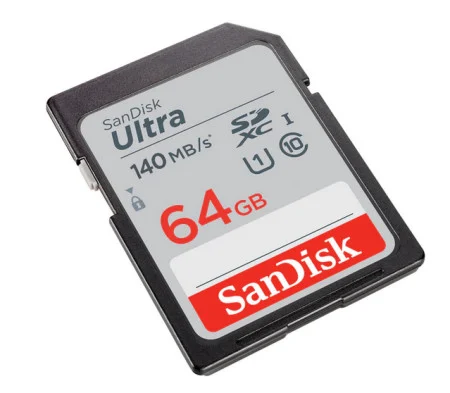 SanDisk SDXC 64GB ultra 140MB/s class 10 UHS-I