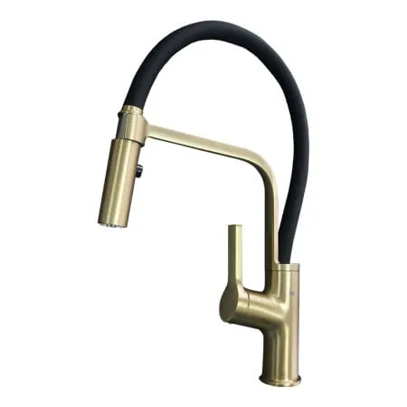 Sandonna andra crno/zlatna slavina