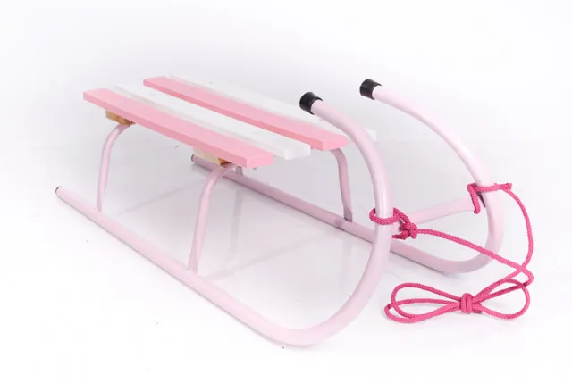 Sanke M Line sa plastičnim letvicama i metalnom konstrukcijom belo-roze