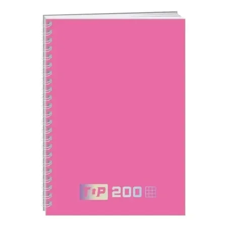 Sazio basic spiral sveska sa spiralom top 200 lista odaberite motiv roze b5 karo ( B2C01739 )