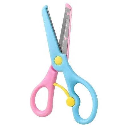 Sazio bounce školske makaze sa mehanizmom 13cm plavo-narandžasta ( B2C00254 )