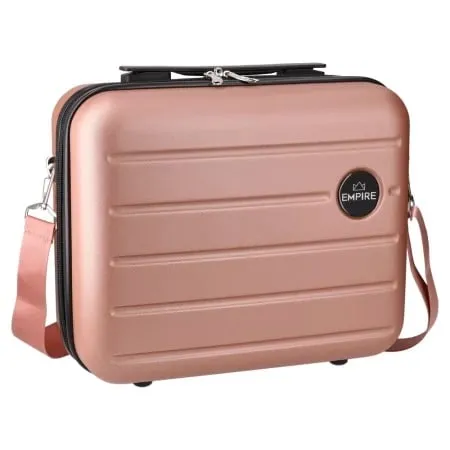 Sazio marseille neseser abs pink zlatna 14 inch ( 110302 )