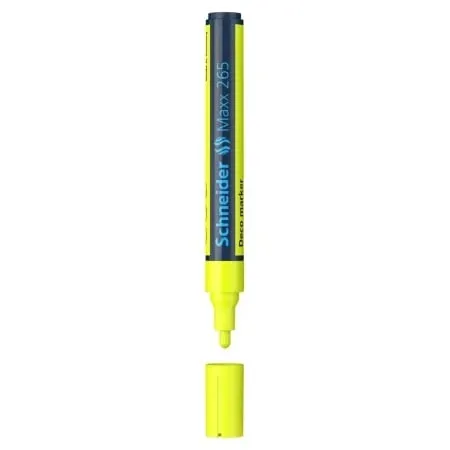 Schneider maxx 265 marker tečna kreda okrugli vrh - odaberite boju žuta ( 196420 )