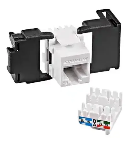 Schrack HSEMRJ5UWS Modul RJ-45 kat. 5 UTP (SFA)