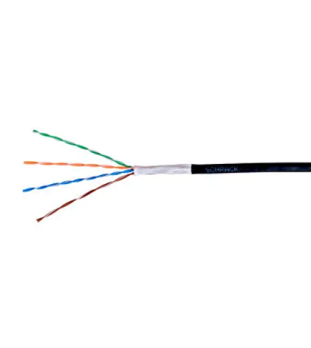 Schrack kabli ABAL LAN CAT5E U/UTP HSEKU424E3 305M OUTDOOR 4X2XAWG-24 300MHZ PE crni ( 010-0068 )
