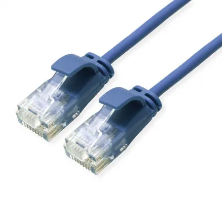 Secomp roline UTP data center PatchCord slim Cat6a LSOH blue 0.3m ( 4393 )
