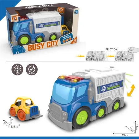 Set - kamion i auto sa svetlima i zvukom ( 612523 )