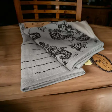Set kuhinjskih krpa print grey ( VLK000111-grey print )