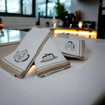 Set kuhinjskih krpa Wafle beige ( VLK000109- beige )