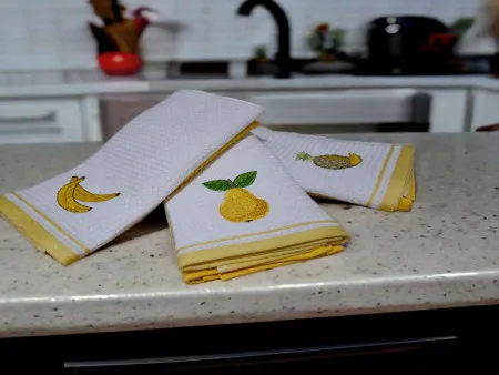 Set kuhinjskih krpa Wafle yelow ( VLK000109- yelow )