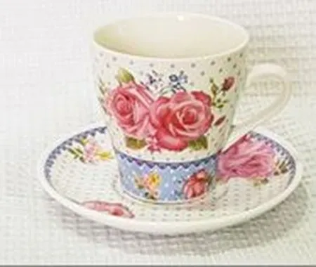 Set šolja keramika 6+6 blue box hhmk4108 ( 145379 )