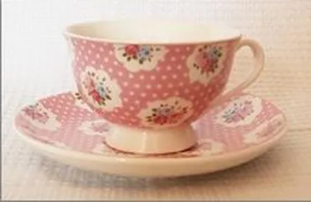 Set šolja keramika 6pcs/pink l-003 ( 145295 )